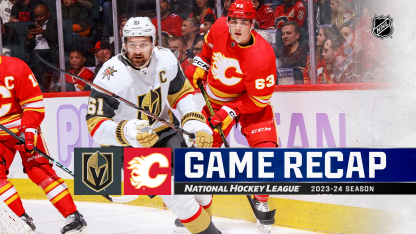 Vegas Golden Knights Calgary Flames game recap November 27