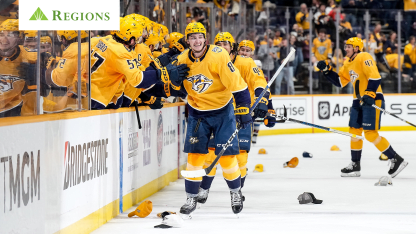 Cody Glass Earns First Career Hat Trick in Predators Eighth Straight Win