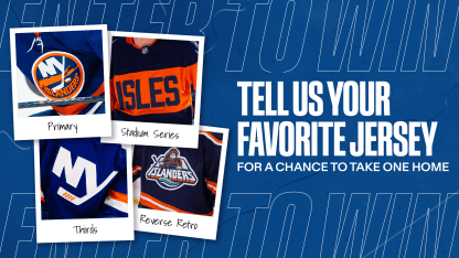 Vote for Your Favorite Islanders Jersey Sweepstakes