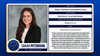 Women in Hockey: Sarah Peterson