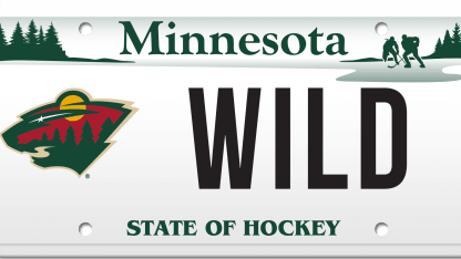 Minnesota Wild License Plates 011724