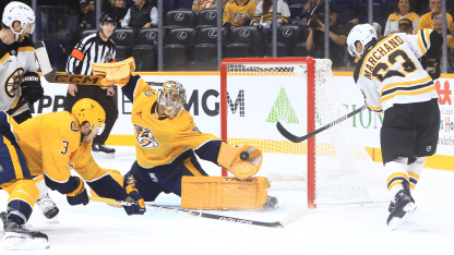 Boston Bruins Nashville Predators game recap October 22