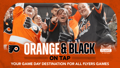 Flyers and Yuengling Partner to Launch Orange & Black On Tap Bar Network