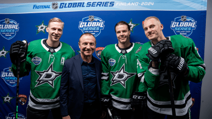 Jere Lehtinen honored to drop puck ahead of Global Series