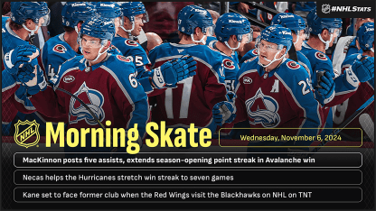 NHL Morning Skate for November 6, 2024