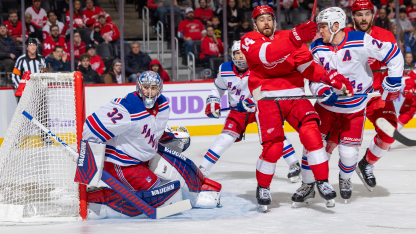 New York Rangers Detroit Red Wings game recap November 9