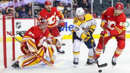 Nashville Predators Calgary Flames game recap November 15