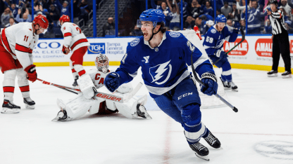 Carolina Hurricanes Tampa Bay Lightning game recap January 7