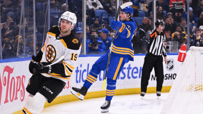 Boston Bruins Buffalo Sabres game recap January 28