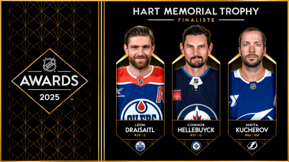 Hart Trophy finalists for Most Valuable Player for 2024-25 announced by NHL