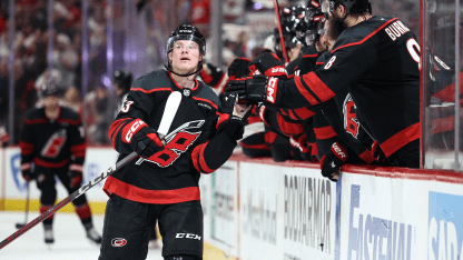 Jackson Blake follows dad's footsteps to NHL, postseason
