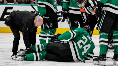 Dallas Stars Roope Hintz leaves Game 2 with injury