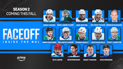 'FACEOFF' season 2 roster includes Sidney Crosby, Marc-Andre Fleury