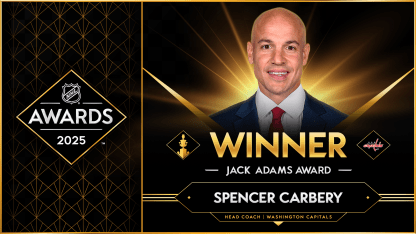 Washington Capitals Coach Spencer Carbery wins 2024-25 Jack Adams Award