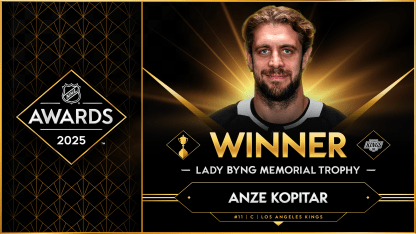 Anze Kopitar dostal Lady Byng Trophy 2025