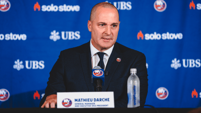 New York won't trade No. 1 pick in 2025 NHL Draft, Mathieu Darche says