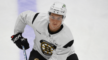 James Hagens eager to challenge for roster spot with Boston