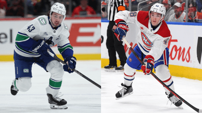 NHL EDGE stats: Quinn Hughes vs. Lane Hutson 
