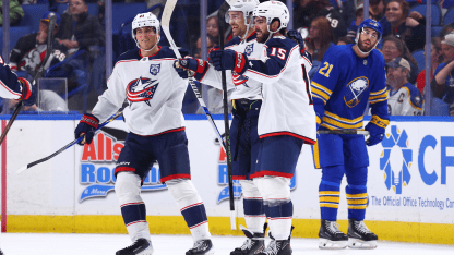 Columbus Blue Jackets Buffalo Sabres game recap October 28 2025