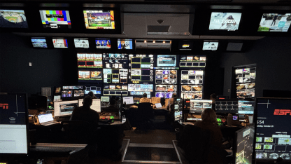 ESPN's 'Frozen Frenzy' behind the scenes look