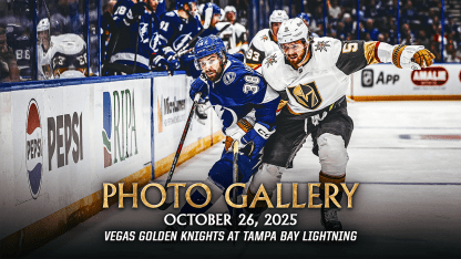 PHOTO GALLERY | Vegas Golden Knights vs. Tampa Bay Lightning | Oct. 26, 2025