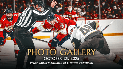 PHOTO GALLERY | Vegas Golden Knights vs. Florida Panthers | Oct. 25, 2025
