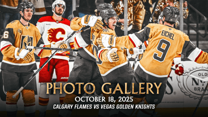 PHOTO GALLERY | Vegas Golden Knights vs. Calgary Flames | Oct. 18, 2025
