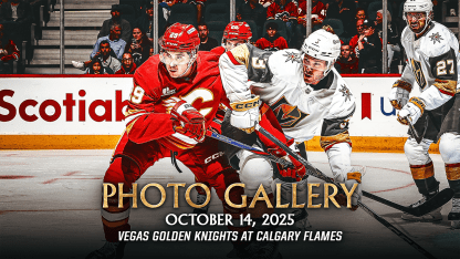 PHOTO GALLERY | Vegas Golden Knights at Calgary Flames | Oct. 14, 2025