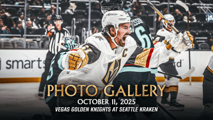 PHOTO GALLERY | Vegas Golden Knights at Seattle Kraken | Oct. 11, 2025