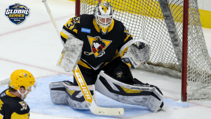 Filip Larsson back in Sweden as Pittsburgh's 3rd goalie