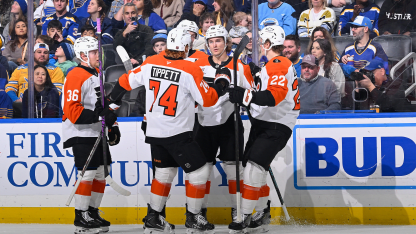 Philadelphia Flyers St. Louis Blues game recap November 14 2025