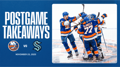 Takeaways: Islanders Shut Out Kraken 1-0
