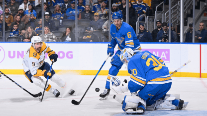Nashville Predators St. Louis Blues game recap December 15 2025