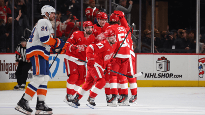 New York Islanders Detroit Red Wings game recap December 16, 2025