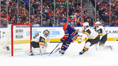 Vegas Golden Knights Edmonton Oilers game recap December 21 2025