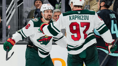 Kaprizov rejoint Zuccarello en prolongation