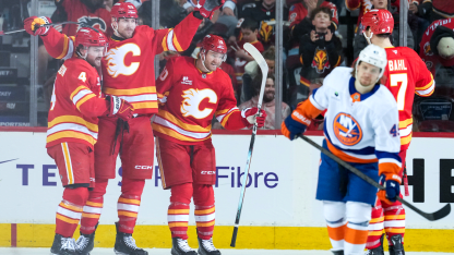 New York Islanders Calgary Flames game recap January 17 2026