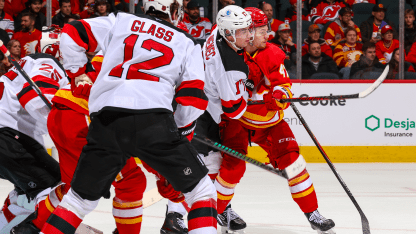 New Jersey Devils Calgary Flames game recap January 19 2026