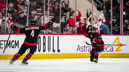 Carolina Hurricanes Seth Jarvis lives dream with overtime goal in Game 2