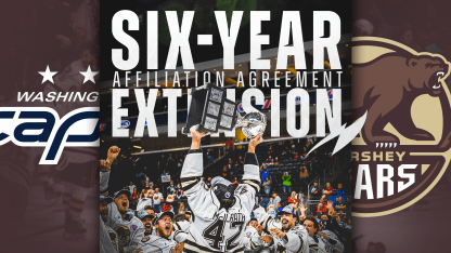 Capitals Extend AHL Affiliation with Hershey Bears | Washington