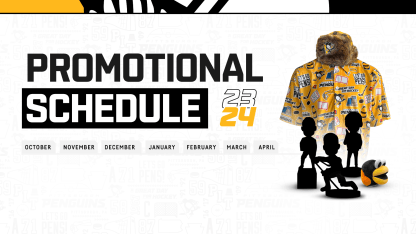 Promotional Games Schedule for 23/24 season. No More Bobbleheads