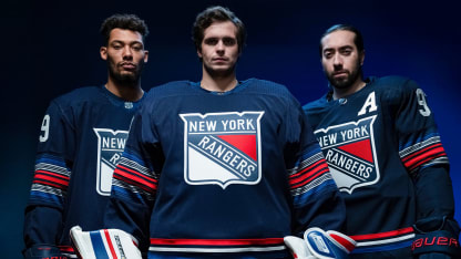 Rangers unveil new navy blue third jersey for this season NHL