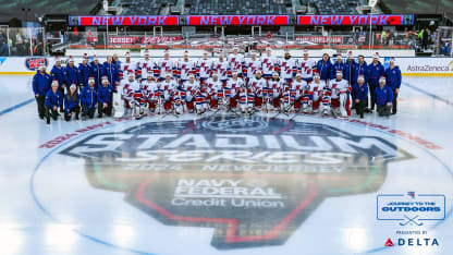 Rangers Soak Up First Taste of Stadium Series