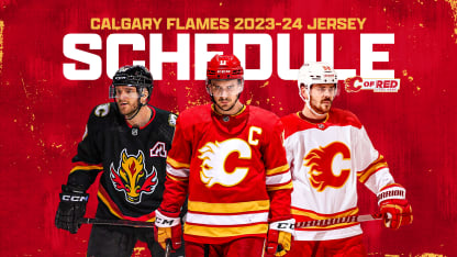 Flames 2023-24 Jersey Schedule