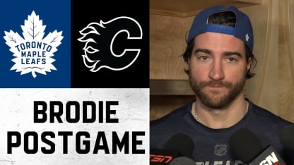 T.J. Brodie Post Game Toronto Maple Leafs