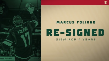 Minnesota Wild sign Marcus Foligno to four-year extension with $4