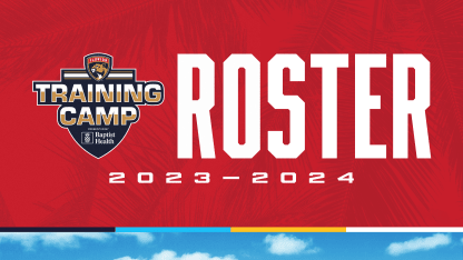 Florida Panthers Announce Roster and Schedule for 2023-24 Training Camp  Presented by Baptist Health