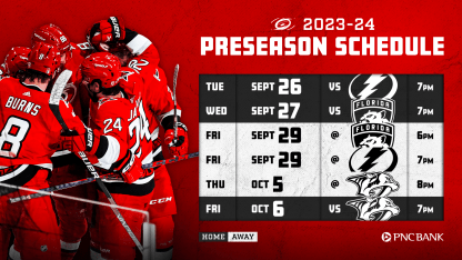 Panthers 2023 preseason dates and times are set