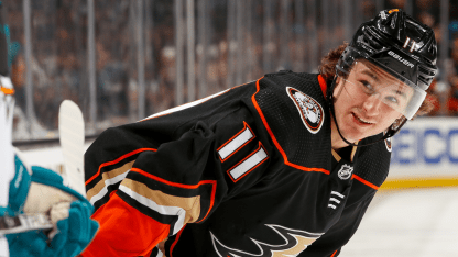 Trevor Zegras' first day at Ducks training camp includes lots of