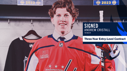 Cristall Signs with Washington Capitals - Canadian Sport School